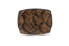 Pirarucu Fish Belt Buckle, Exotic Belt Buckle,  1.5'' Removable Western Buckle