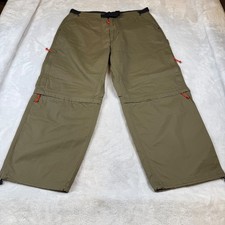 Polo Sport Ralph Lauren PSRL Workwear Convertible Cargo Pants 36x30 90s Wide Leg