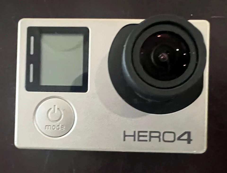gopro hero 4 camera and Cover - Tested & Working - Silver - Image 3 of 4