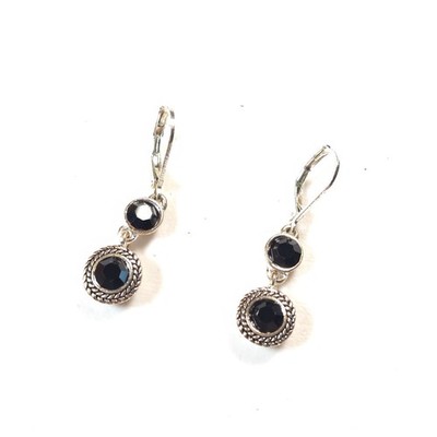 Napier Dangle Silver Ton Pierced Clamp Back Earrings 
