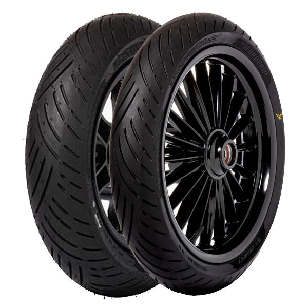 TYRE PAIR EUROGRIP 130/70-12 62P + 90/90-10 50J BEE CONNECT - Image 17