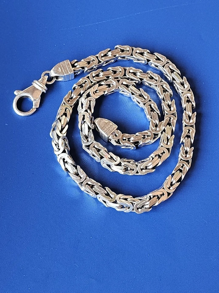 925 Sterling Silber Königskette - Bild 3 von 4