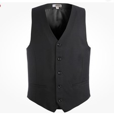 Edwards Signature High-Button Vest -new SMALL