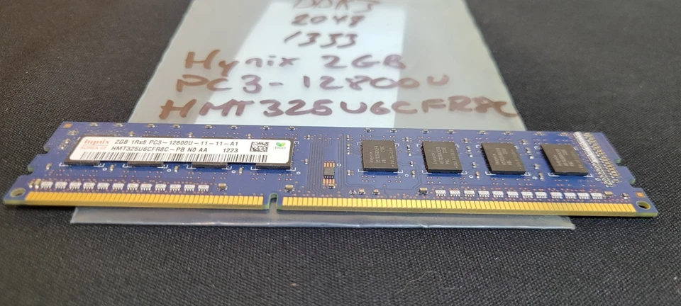 Hynix 2GB DDR3 1333MHz PC3-12800U Desktop RAM HMT325U6CFR8C – Tested - Image 2 of 4