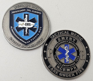 PARA MEDICO PUERTO RICO Mayaguez Medic Emergency challenge coin hospital doctor