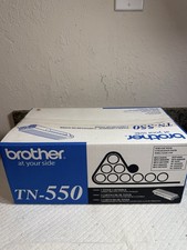 Genuine Brother TN-550 Black Standard Yield Toner Cartridge OEM New Sealed