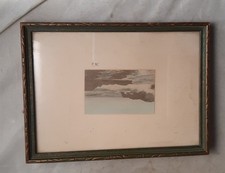 Wallace Nutting SEASCAPE Hand Colored Photo ?A New England Shore? 