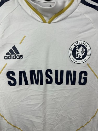 Vintage Chelsea 2010-2011 Soccer Training Long Sleeve Jersey Football Kit Size M - Foto 2 di 11