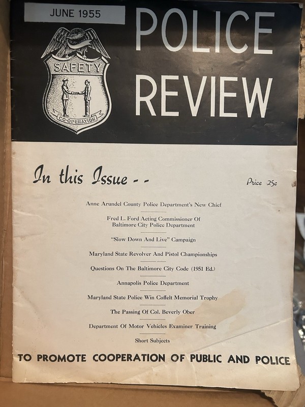 Police Review June 1955 Illustrated Magazine Police Public Safety 