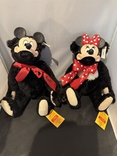 Steiff Walt Disney Teddy Bear Convention Mickey 011269 Minnie 011863 w/ Tags