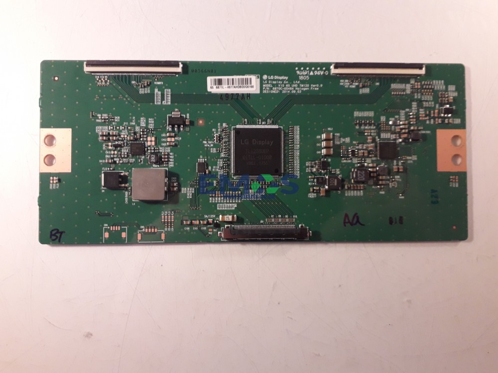 6871L-4977A TCON BOARD FOR TECHWOOD 65AO8UHD 1902 (6870C-0548A)