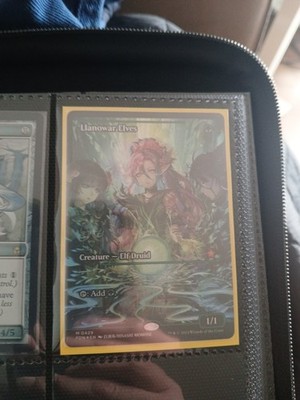 Llanowar Elves (Showcase) NM Foil M Foundations 429