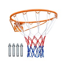 MIUDGIG 18" Basketball Rim Replacement, Heavy Duty Breakaway Rim and Net, Uni...