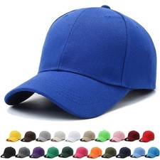 Plain Blank Solid Adjustable Baseball Cap Hats ship in BOX 