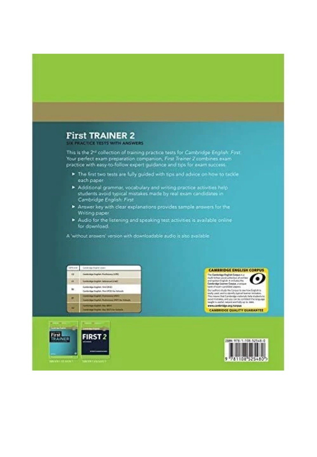 First Trainer 2. Six Practice. Tests with answers with Audio