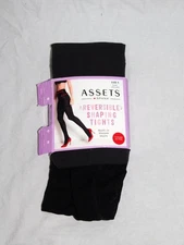 Spanx Assets Size 5 Black Dark Gray Reversible Shaping Tights Shaper Short NEW
