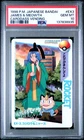 1998 POKEMON JPN BANDAI CARDDASS VENDING #EX3 JAMES & MEOWTH PSA 10