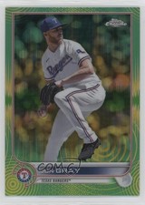 2022 Topps Chrome Sonic Green & Yellow Pulse Refractor 37/99 Jon Gray #23 1id5