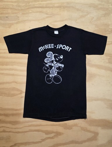 Vintage 80s Mickey Graphic Single Stitch T Shirt Medium Mckeesport Pa