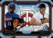 2015 Bowman Chrome Draft Teams of Tomorrow Die Cuts #TDC6 Tyler Jay Card