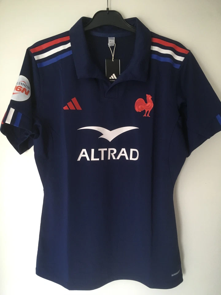 Maillot rugby no porté Matthieu JALIBERT FFR 2025 - 6 nations - FFR UBB - Photo 2/4