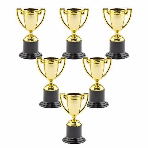 Набор из 6 золотых призов Baker Ross Gold Trophies для наполнения детских рождественских чулок призы 6090₽