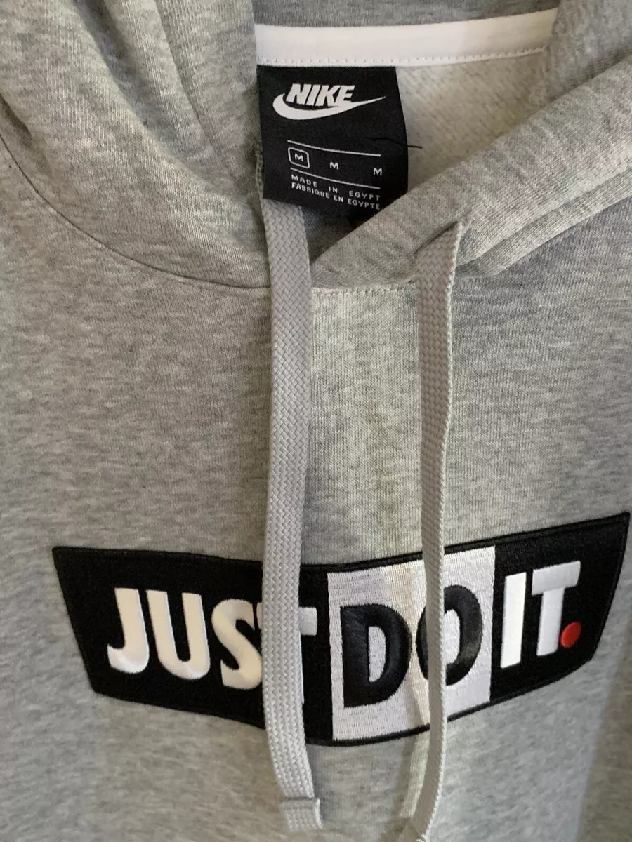 Grey just do shop it hoodie