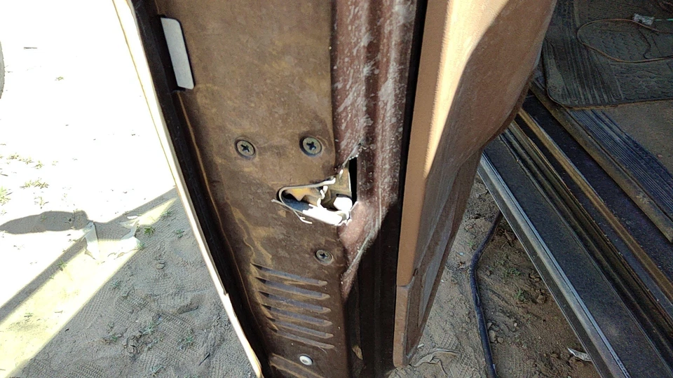 Ford F150 1988 conductor pestillo puerta delantera izquierda con varillas/cables OEM Foto 2 de 4