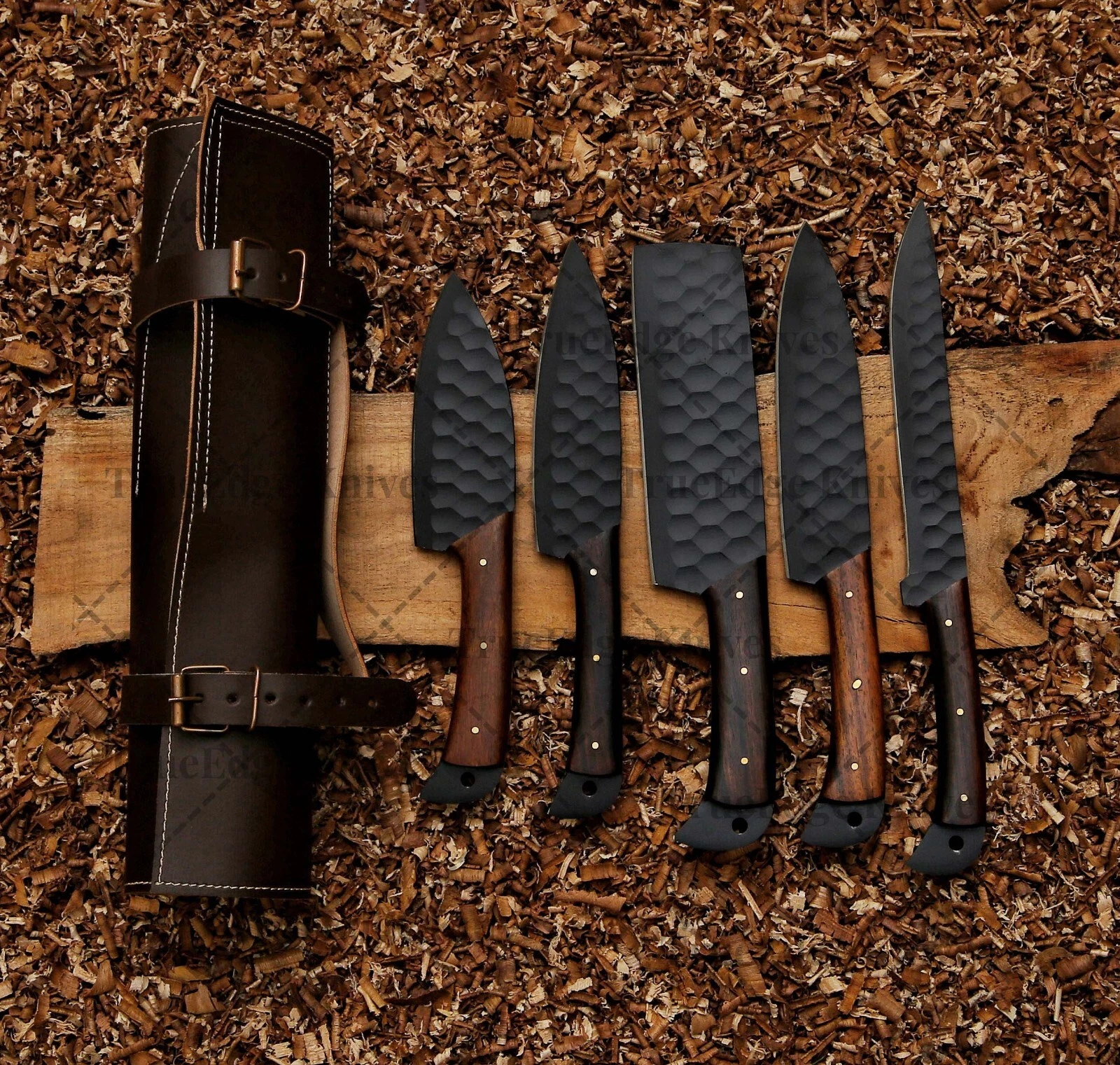 Handmade HAND FORGED CARBON STEEL CHEF KNIFE Set Kitchen Knives
Opens in a new window or tab