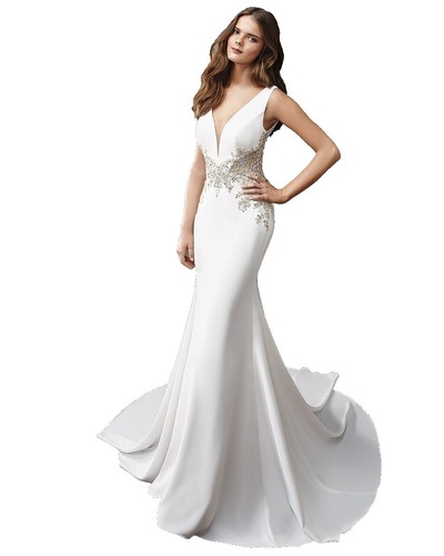 Robe Sans Manches HUGO BOSS Avelva - Soie 30%, Col V, Taille S - Occasion Très Bon état, Genou