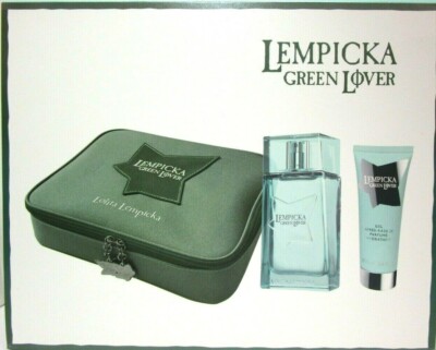 LOLITA LEMPICKA GREEN LOVER 3 PCS GIFT SET EDT 3.4 Oz, AFTER SHAVE