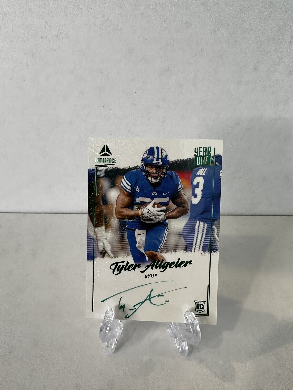 Tyler Allgeier Panini Luminance Year One Signatures Rps #YSRTAL Green