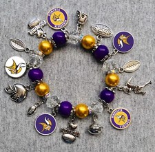 Minnesota Vikings Charms Bracelet