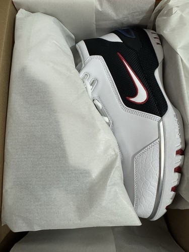 NIKE AIR ZOOM GENERATION 1 SZ 11 DV7219 100 WHITE VASITY RED XVII CORK LEBRON - Picture 14 of 16