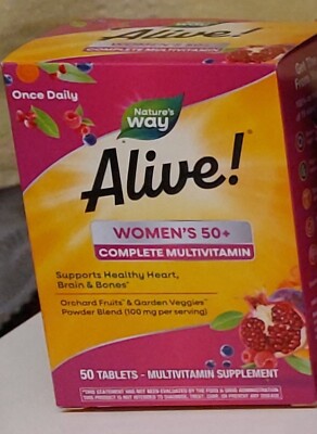 Nature's Way Alive!  Women s 50+ Complete Multivitamin (50 Tabletten)