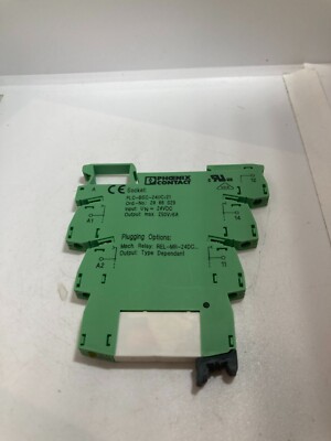 PHOENIX CONTACT PLC-RSC-24UC/21AU RELAY MODULE 24VDC 250V 6A NNB