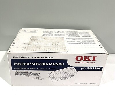 OKI 56123402 Black Print Cartridge For MB260 MB280 MB290 Genuine NEW