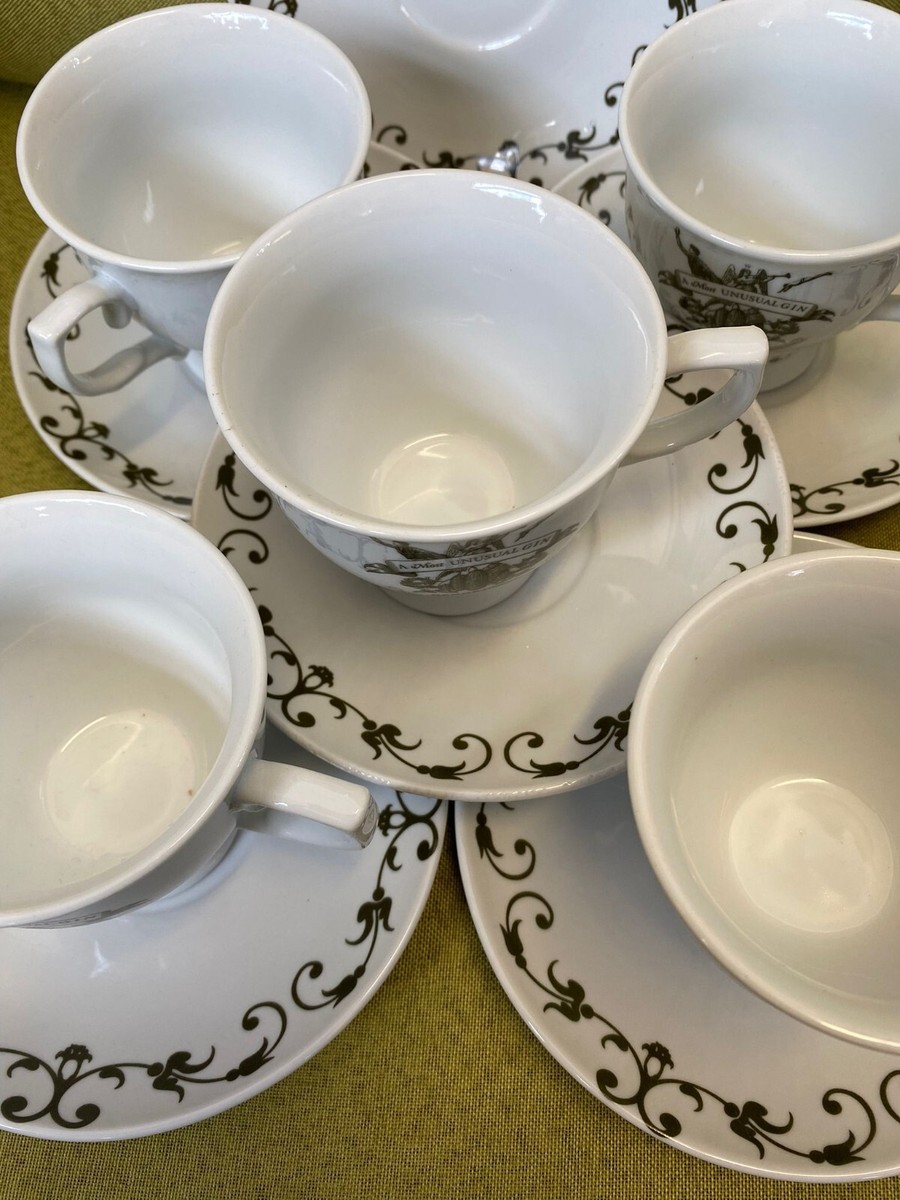 Hendricks Gin Tea Set Pack of 6 - Only Cup & Plates | eBay
