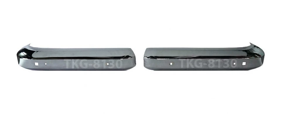 1 Pair Steel Rear Bumper For Nissan Datsun 520 521 620 Pickup 1968- 1979 - Imagem 3 de 4