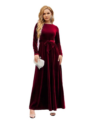 knee length dresses for ladies Skims Long Sleeve Lounge Slip – Rent with Iz main image 1