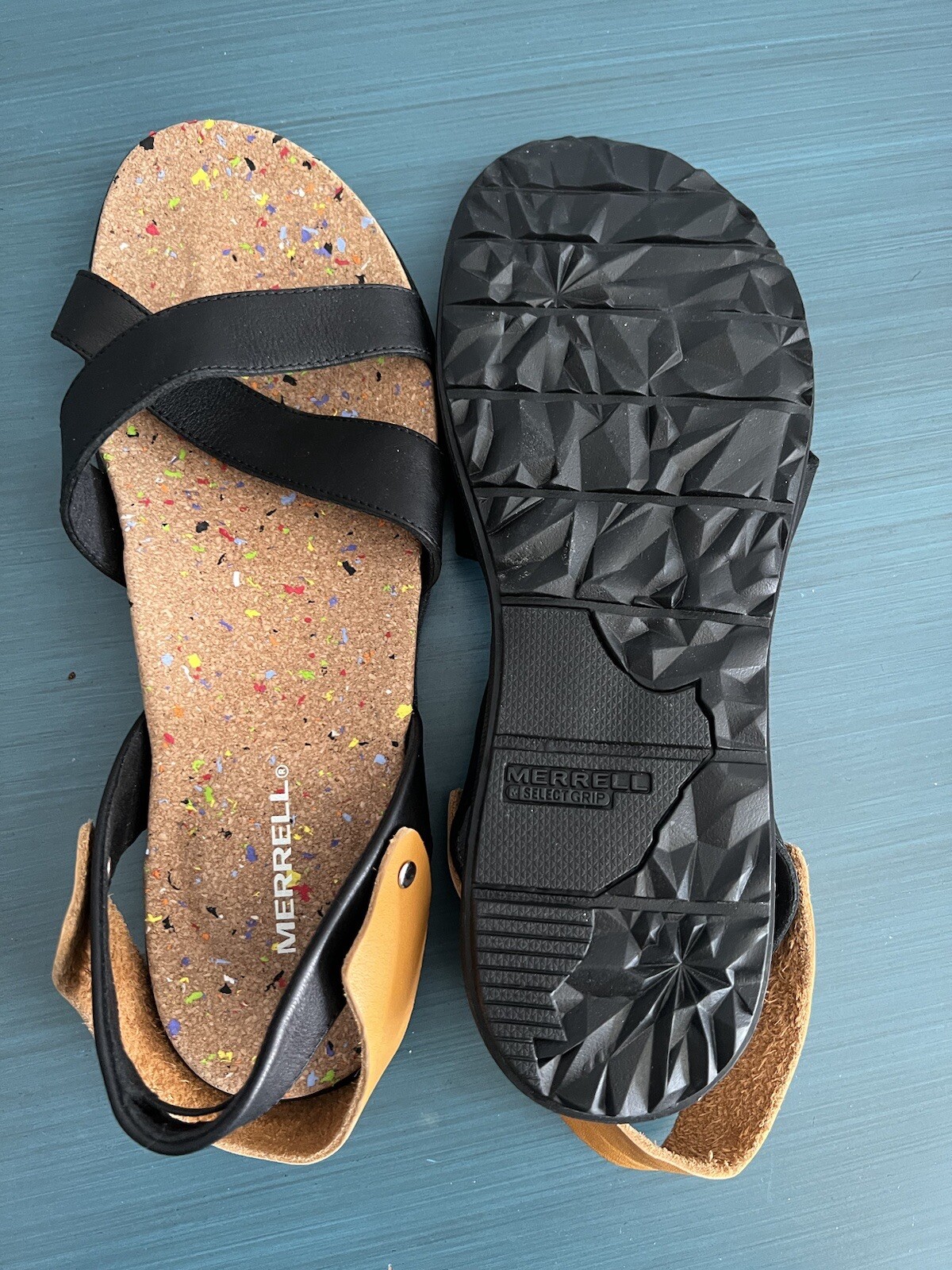 Sandali scuri Malbec da donna Merrell taglia 11