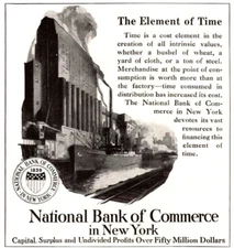 Antique 1919 Ads National Bank Commerce NY Flower Prophylactic Tooth Brush