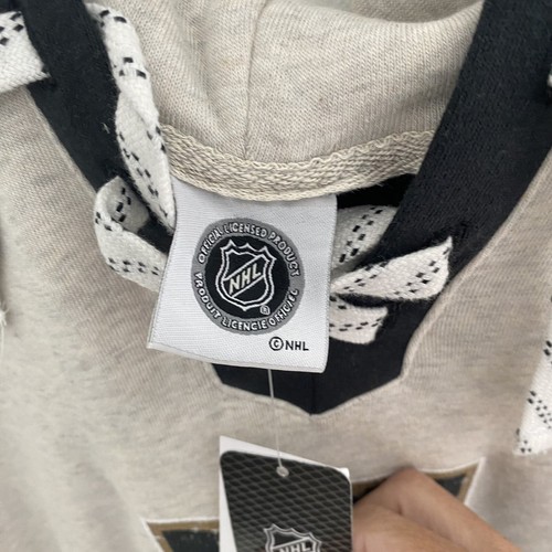 Vegas Golden Knights VGK Pullover Hoodie Off White & Black Langarm Meduim - Bild 4 von 8