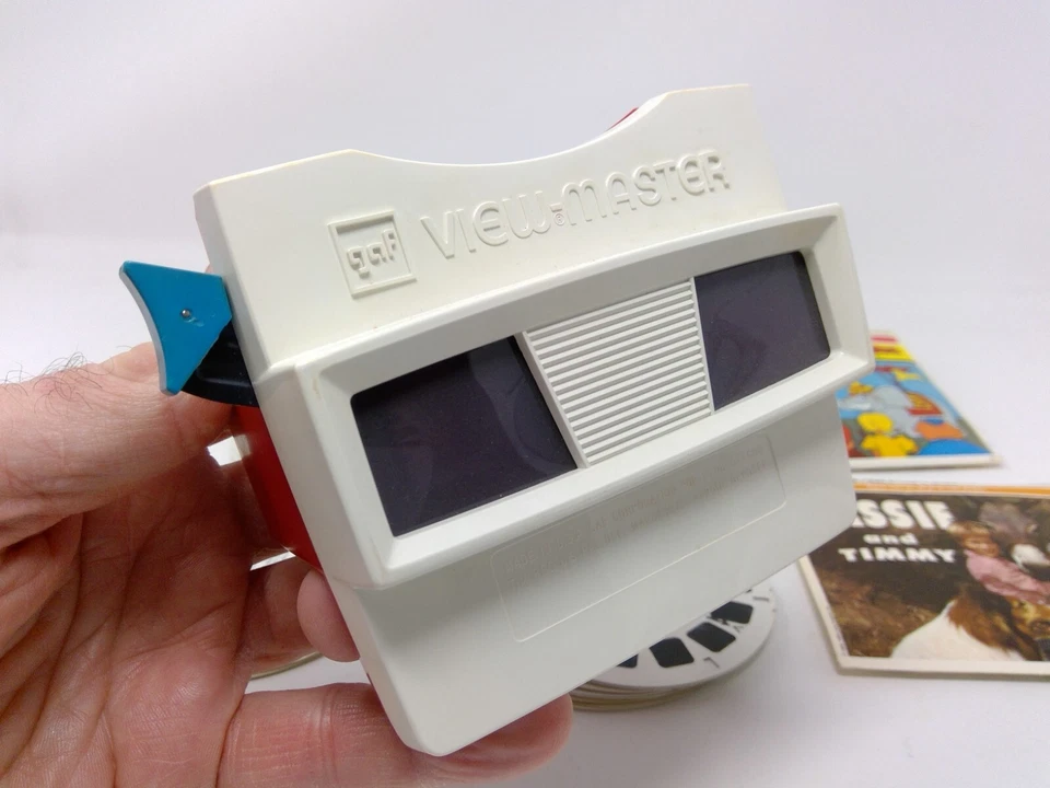 De colección Gaf View-Master y 36 carretes - Disney Scooby Doo Monsters Lassie etc. Foto 3 de 4