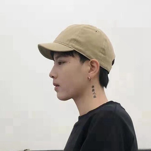 Baseball Short Brim Cap Men Women 
