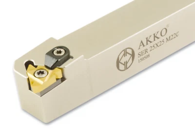 AKKO WSP Gewinde- Drehhalter SER / SEL - alle Größen - für ISO Wendeplatte ER/EL