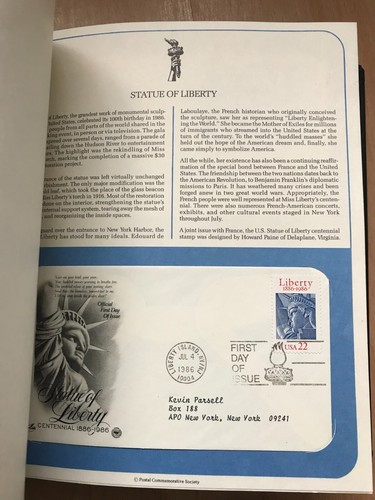 USA FDC collection album 1986 - lot of 20 first day covers - Picture 21 of 22