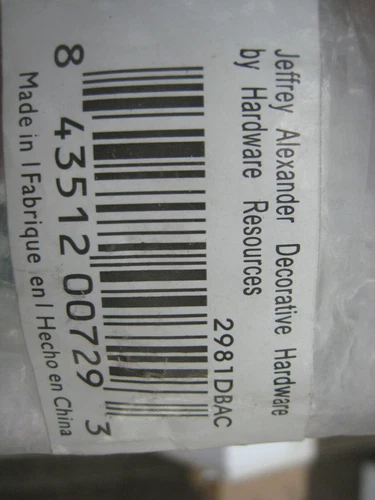 10 yes 10 Jeffrey Alexander 2981 Cabinet Drawer  Cup Pull 3"cc Brass DBAC DK Brz - Picture 6 of 6