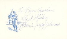 Judy Johnson- Signed Notecard