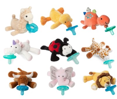 WubbaNub Infant Pacifier Lion Unicorn Dinosaur LadyBug Duck LongHorn  Elephant